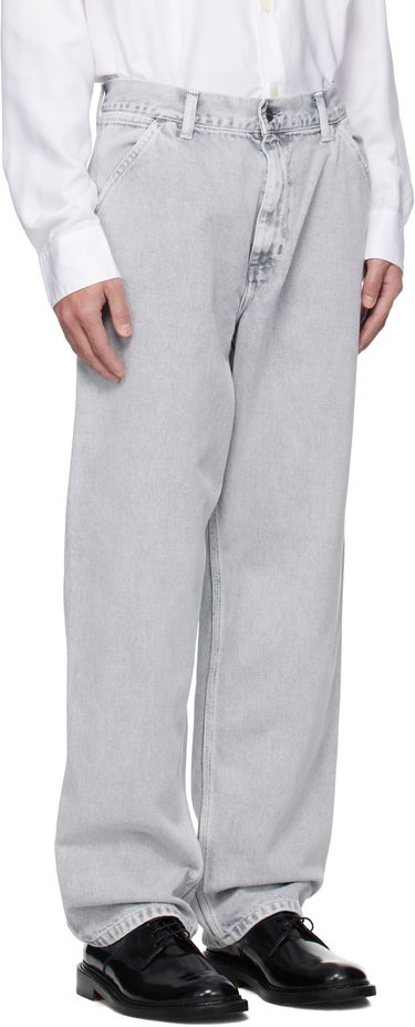 Kavbojke Carhartt WIP Carhartt WIP Single Knee Jeans Siva | I035826, 1
