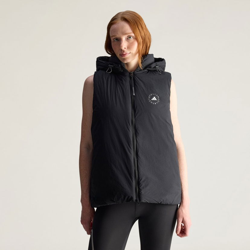 Telovnik adidas Performance adidas by Stella McCartney Padded Vest Črna | JW2038