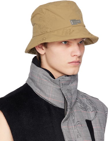 Klobuk Feng Chen Wang Feng Chen Wang Quilted Bucket Hat Bež | FUF14AC15K, 3