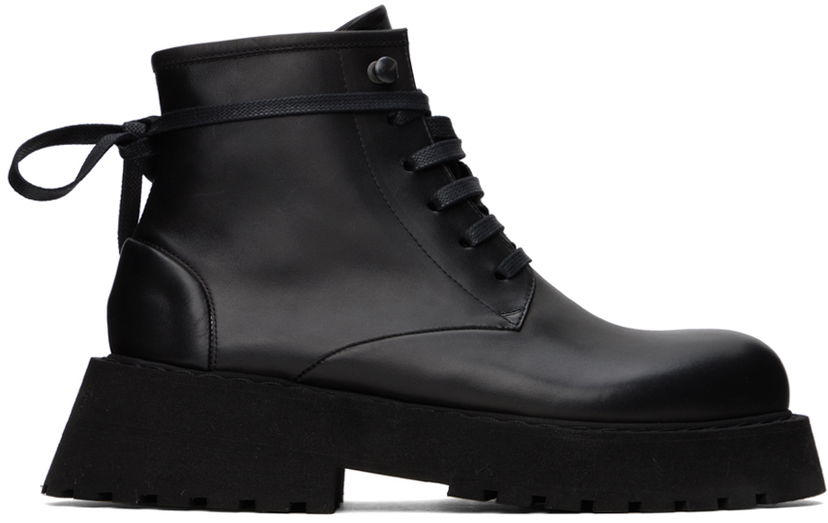 Oblačila Marsèll Micarro Lace Up Ankle Boots Črna | MW6300 093