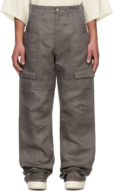 Cargo hlače Rick Owens Rick Owens Hollywood Stefan Cargo Pants Siva | RU01E5346 TWL, 0
