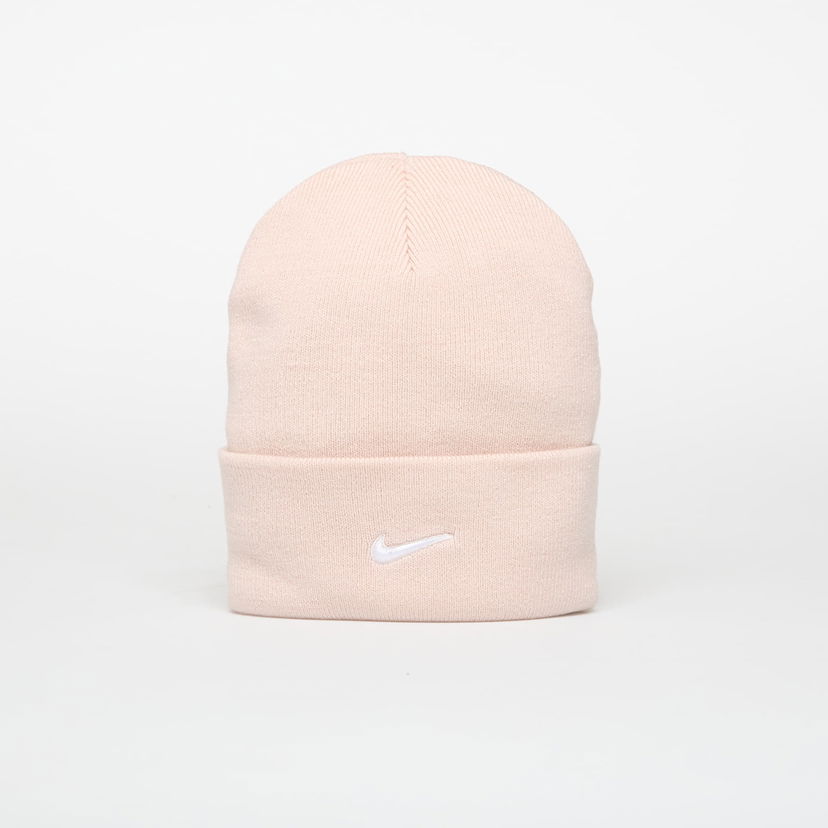 Beanie Nike Knitted Beanie Peak Swoosh Roza | HF0187-667