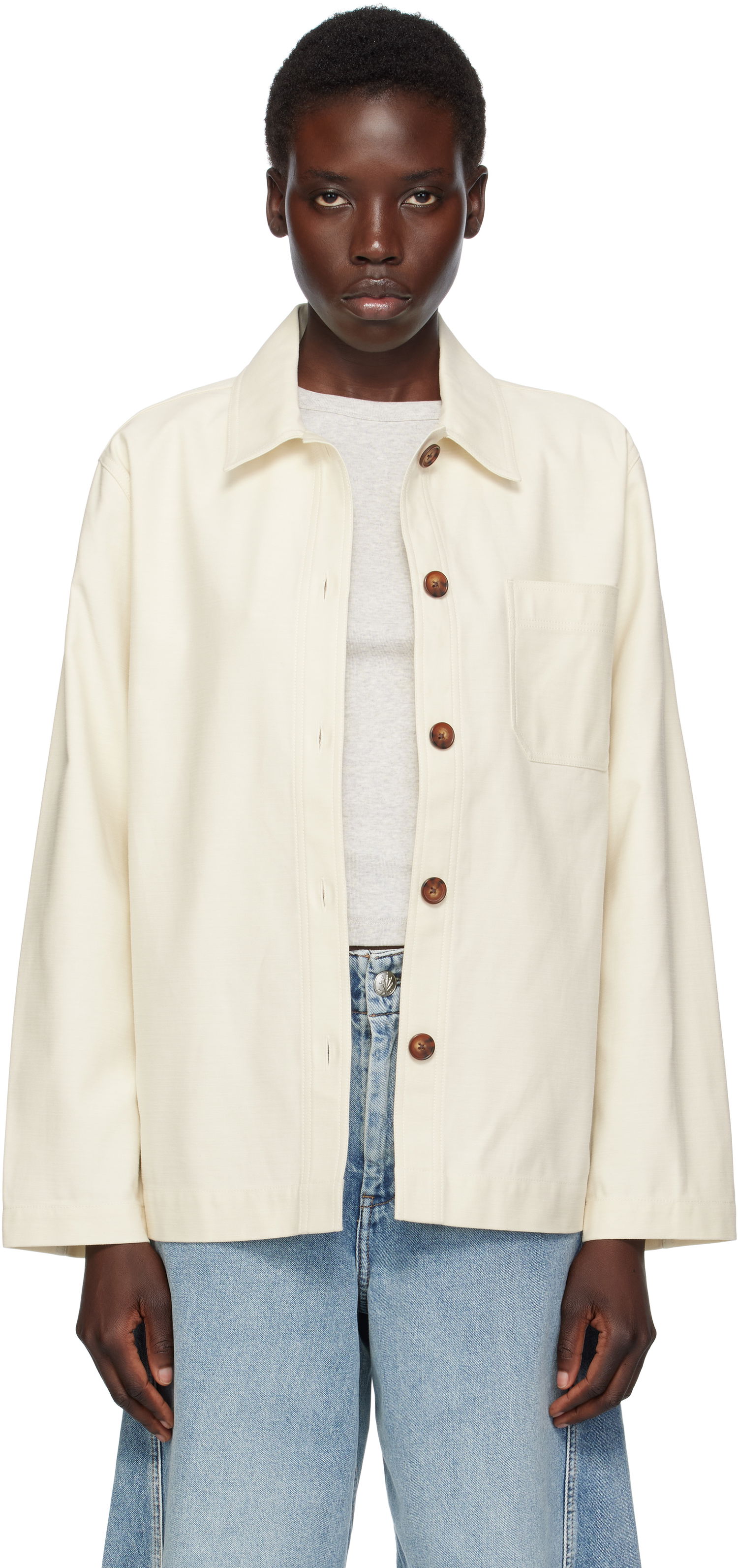 Jakna rag & bone Rag & Bone Savannah Shirt Jacket Bela | WAW25P20023902, 0