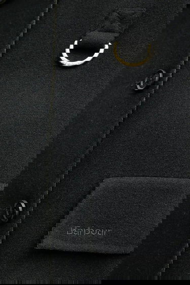 Jakna Barbour Barbour Leonie Oversized Wool Jacket Črna | LOS0077, 4