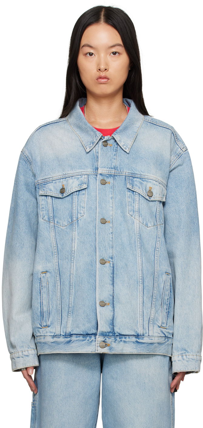 Jakna Marc Jacobs Marc Jacobs 'The Denim Trucker' Jacket Modra | 2P3RJC009D01