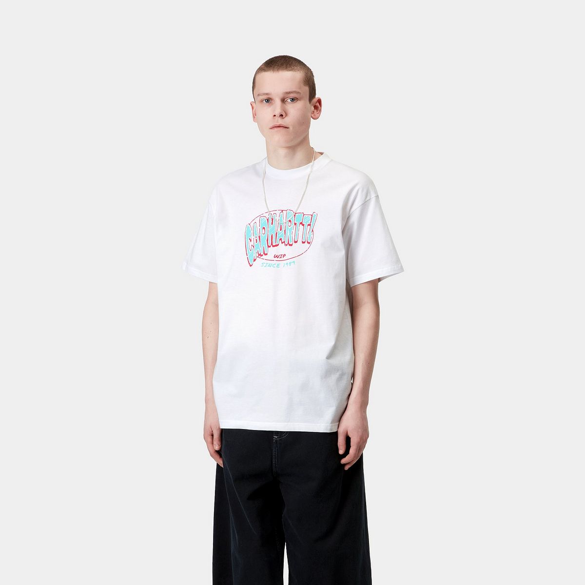 Majica Carhartt WIP WIP Hot Script T-Shirt Bela | I034769_7, 0