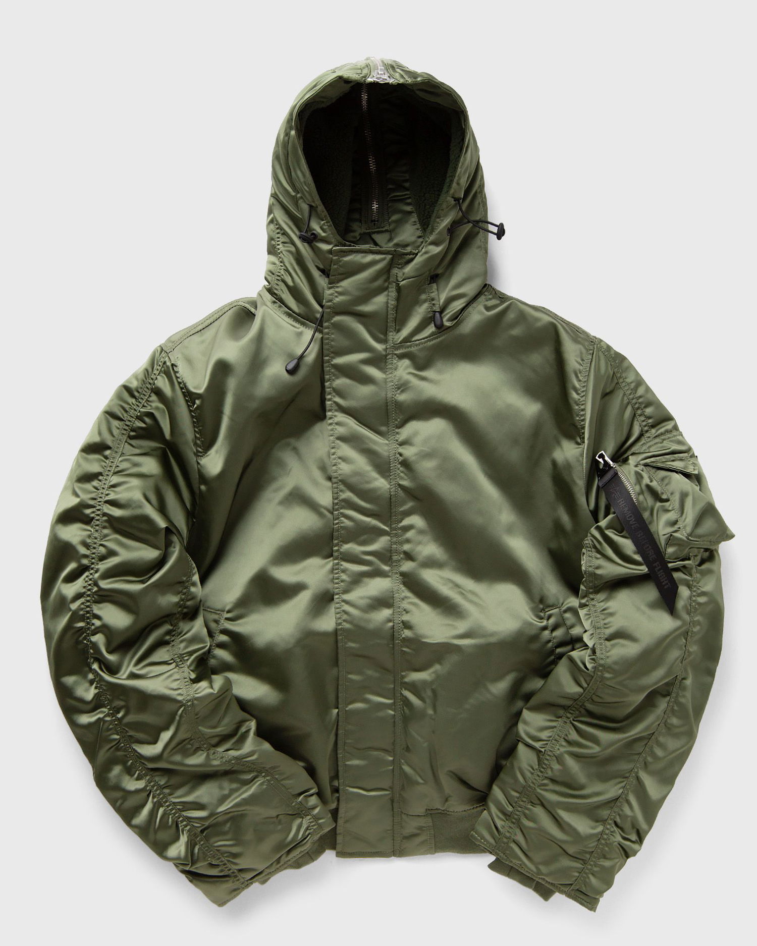 Bomber jakna Alpha Industries N-2B PRIMALOFT Hooded Bomber Jacket Zelena | 758101-01, 0