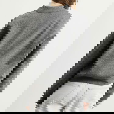 Polo majica Samsoe Samsoe Sadory Long Sleeve Polo Top Siva | F25400107-CLR001804, 3