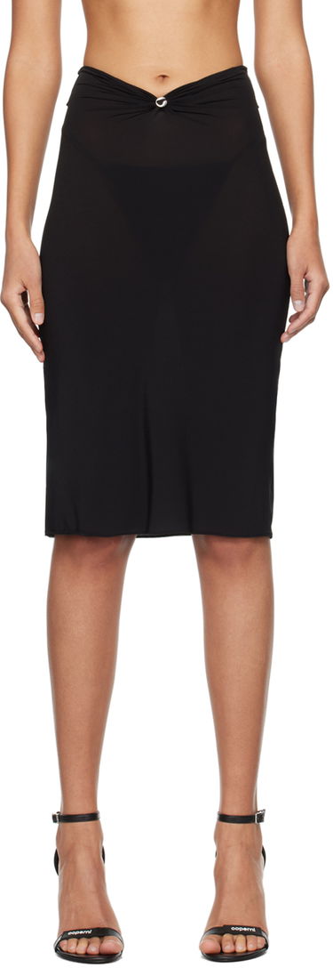 Krila Coperni Coperni Midi Triangle Skirt Črna | COPJ55568, 0