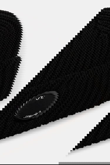 Beanie C.P. Company C.P. Company Wool Beanie Črna | RFCMAC739A005509A, 2