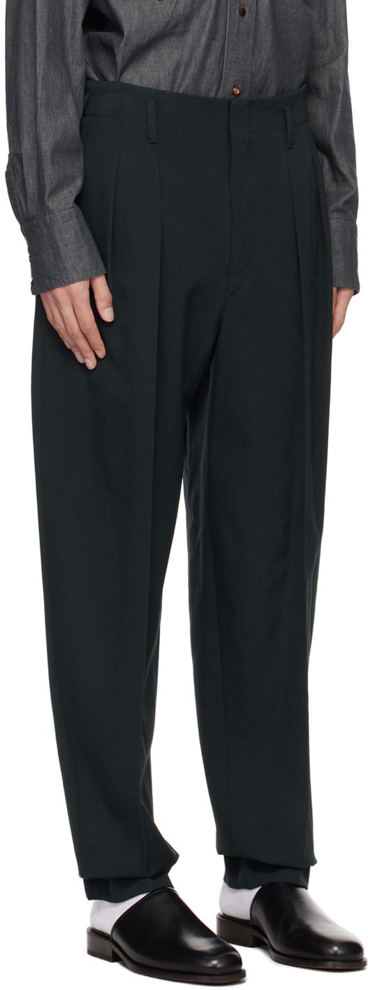 Hlače LEMAIRE Lemaire Tapered Trousers Zelena | PA1042 LF1123, 1