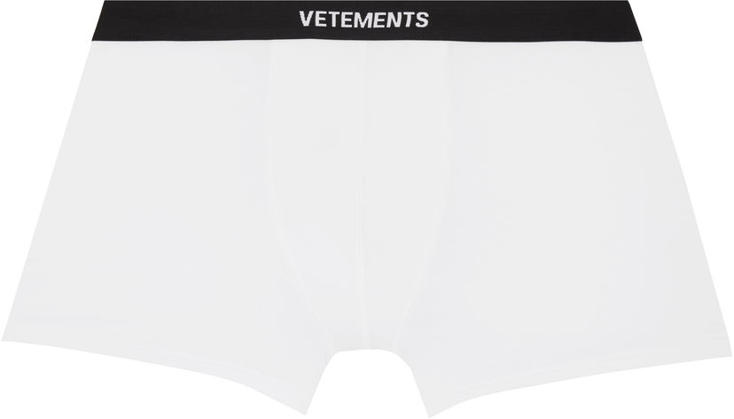 Boksarice VETEMENTS Logo Boxer Briefs Bela | MH76UN400WB