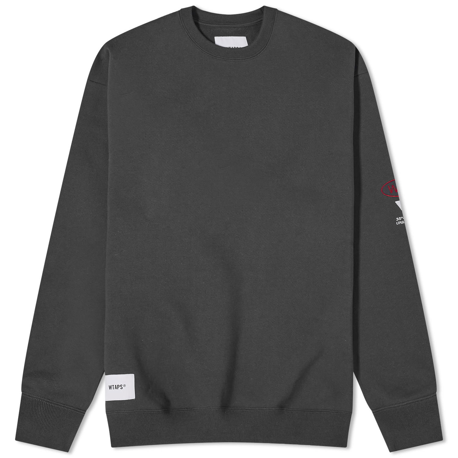 Pulover WTAPS 18 VUA Crew Sweat Črna | 232ATDT-CSM18-BK, 0