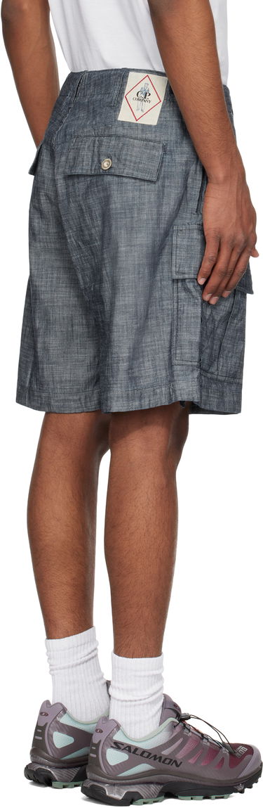 Kratke hlače C.P. Company C.P. Company Chambray Cargo Shorts Siva | 18CMBE149A-110065W, 2