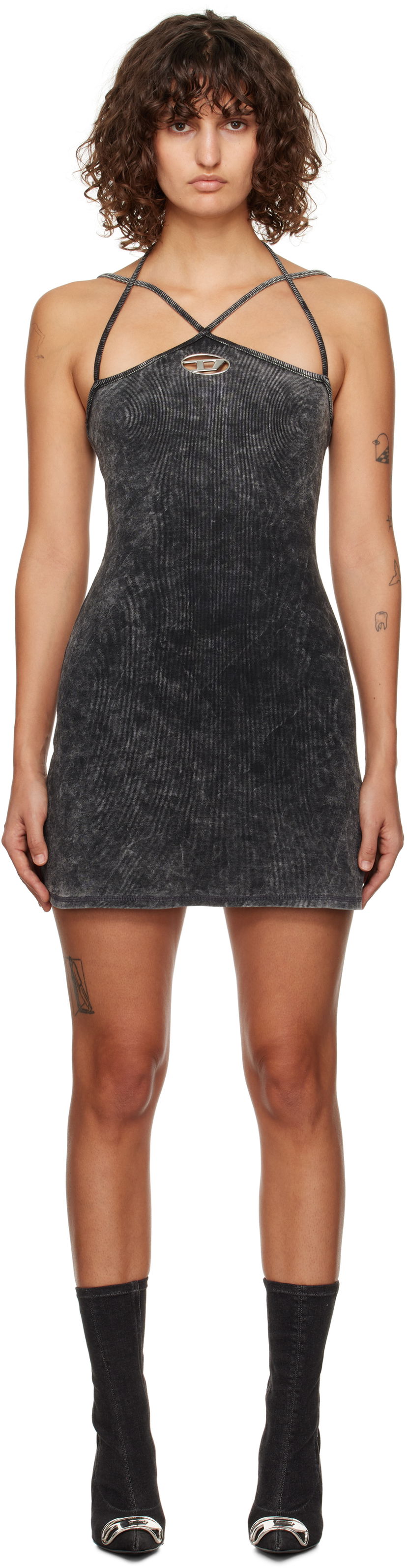Obleke Diesel Minidress Črna | A14426 0KHAS
