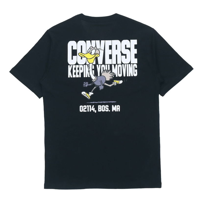 Majica Converse Keep Moving Graphic Short Sleeve T-Shirt Črna | 10021124-A01
