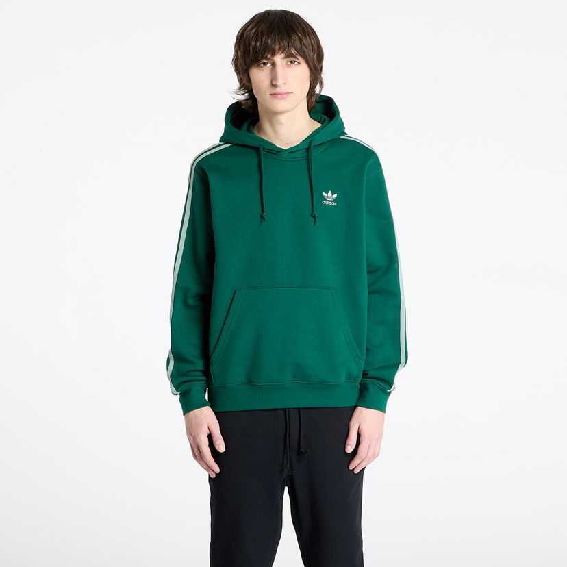 Pulover adidas Originals Adicolor Classics 3-Stripes Hoodie Zelena | JP1001