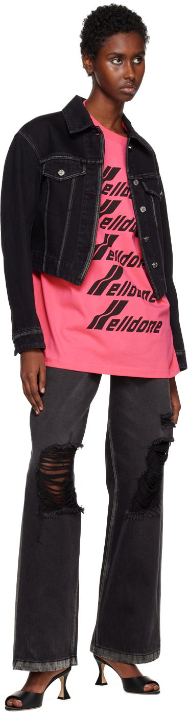 Jakna We11done We11done V-Line Denim Jacket Črna | WD-DJ3-22-330-W-BK, 3