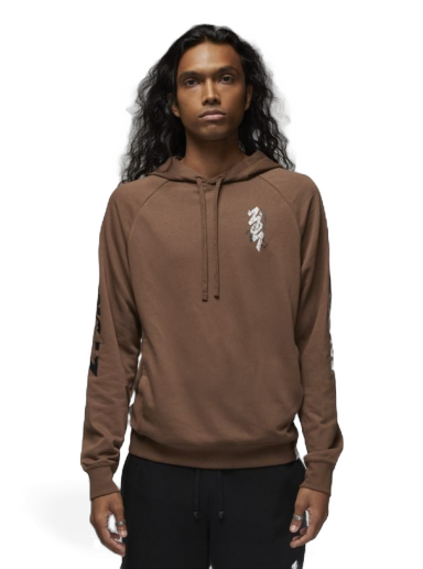 Pulover Jordan Jordan Dri-FIT Zion Hoodie Rjava | DV5625-244