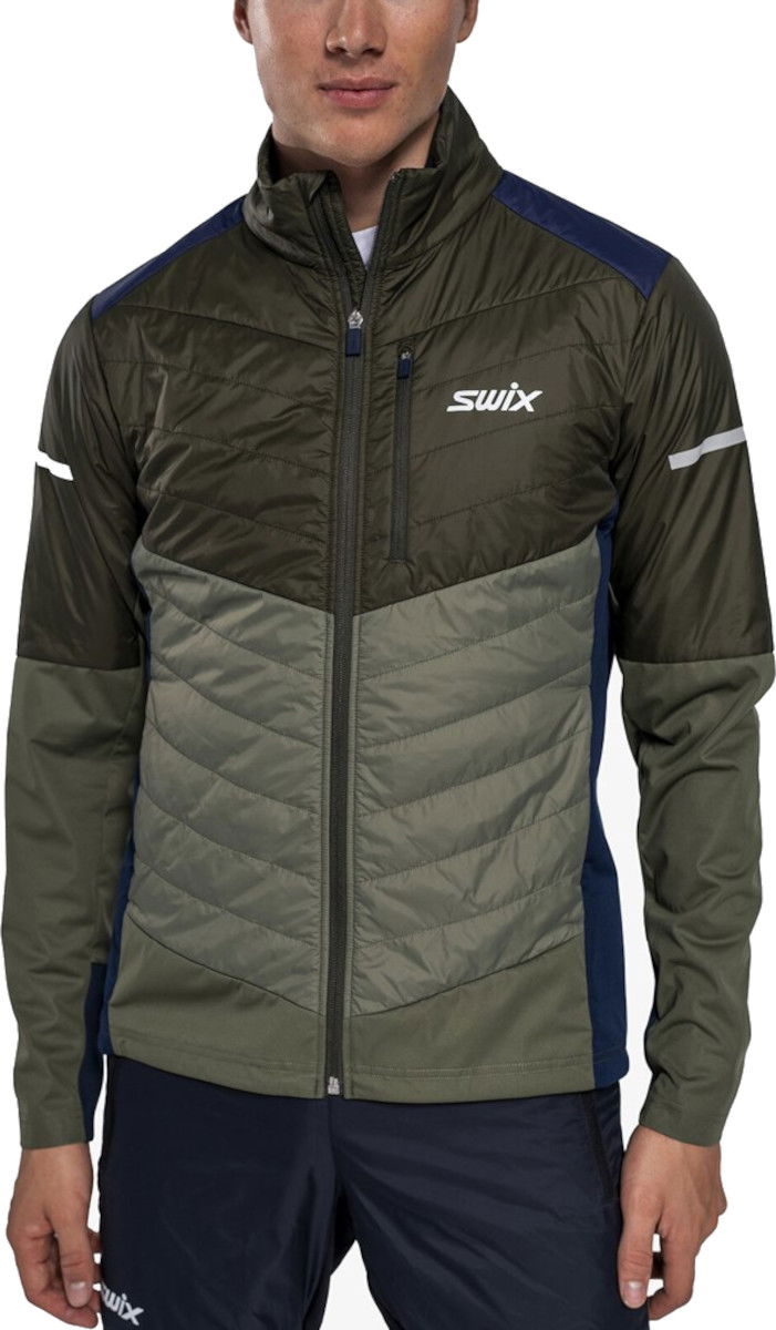 Puhovka SWIX Dynamic Hybrid Insulated Jacket Zelena | 10081-23-48101, 0