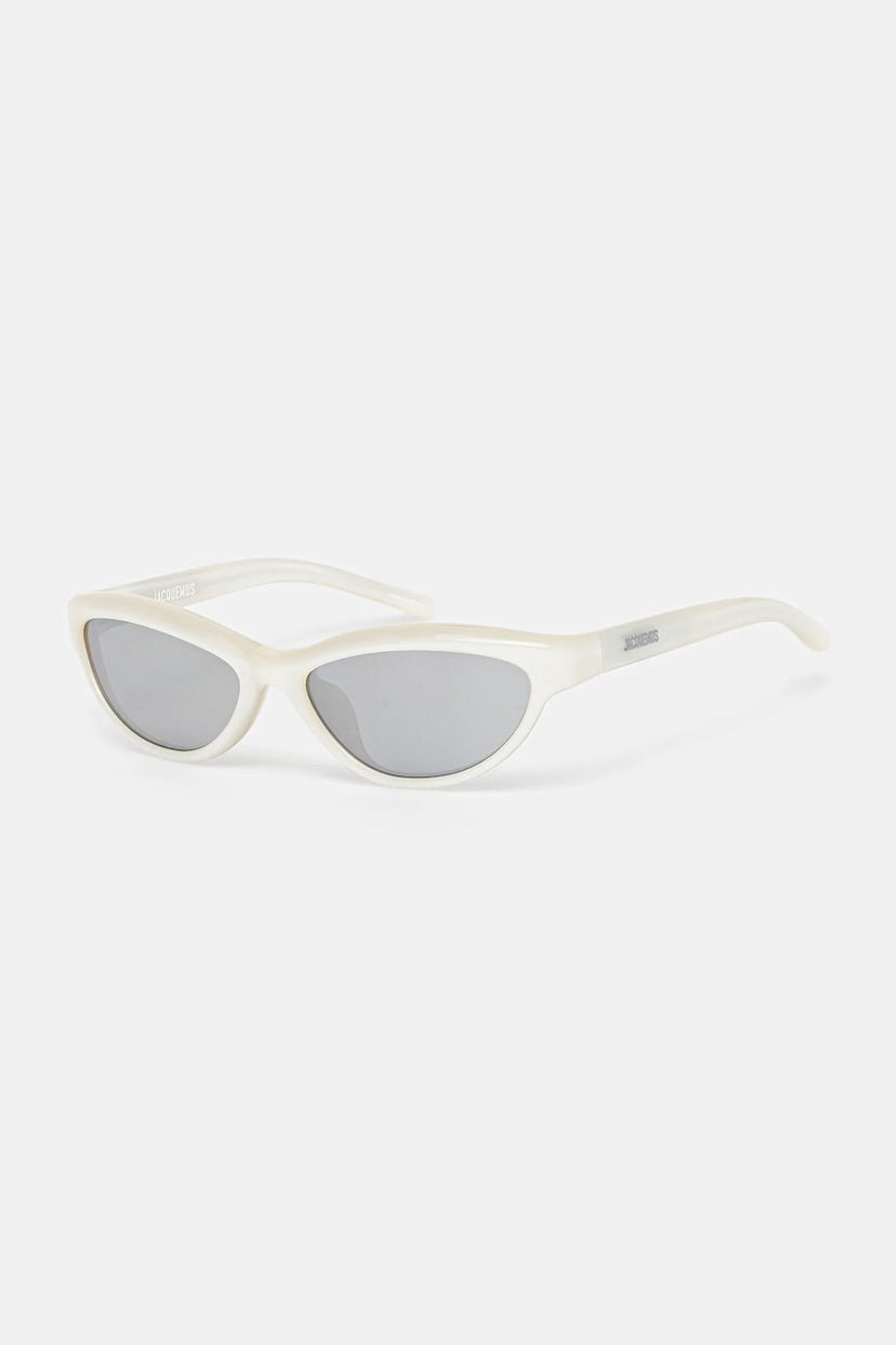 Sončna očala Jacquemus Jacquemus CURVO Sunglasses Bela | JAC134C1SUN