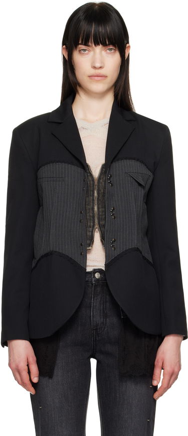 Jakna Andersson Bell Andersson Bell Corset Inserted Blazer Črna | awa684w, 0
