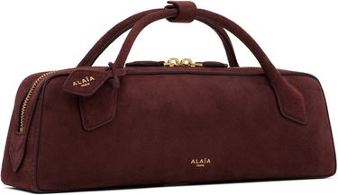 Torbica Alaïa 'Le Teckel' Suede Top Handle Bag Črna | AA1S06026CA328, 1