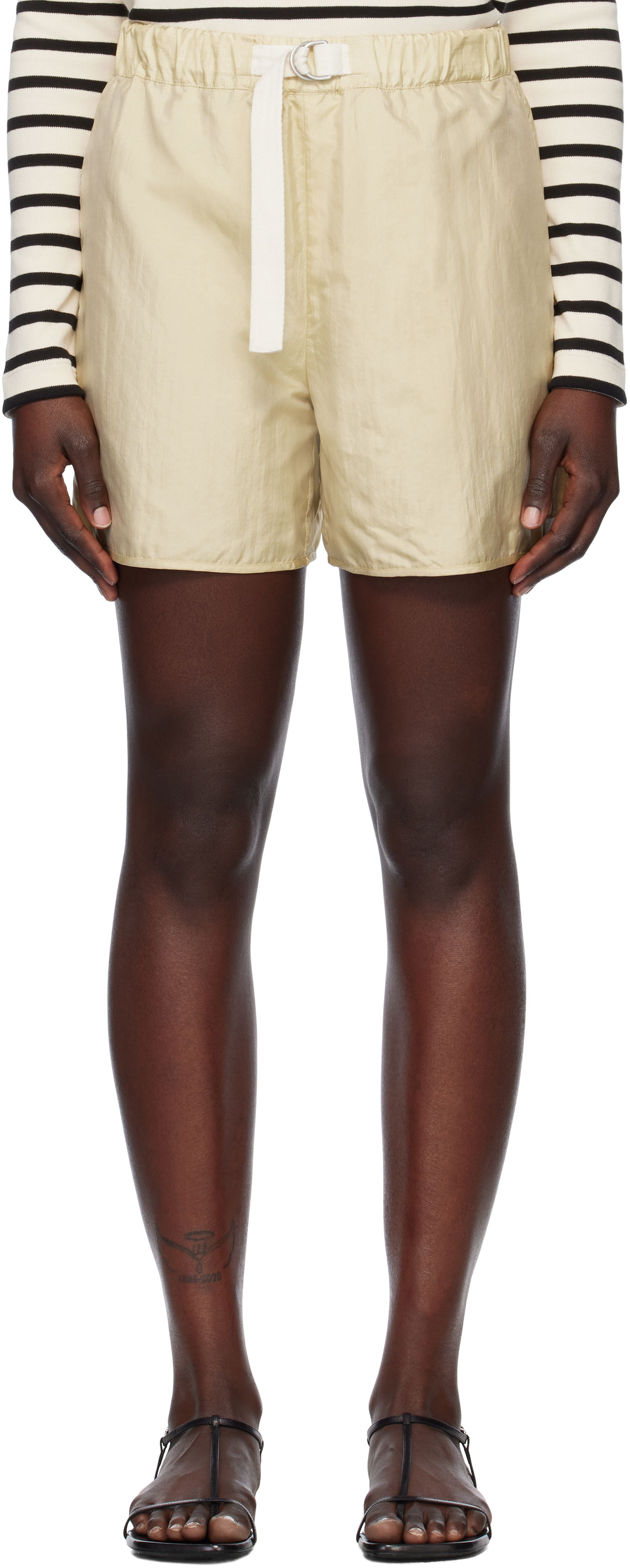 Kratke hlače Jil Sander Jil Sander Regular Fit Shorts Bež | J40KA0256_J70003, 0