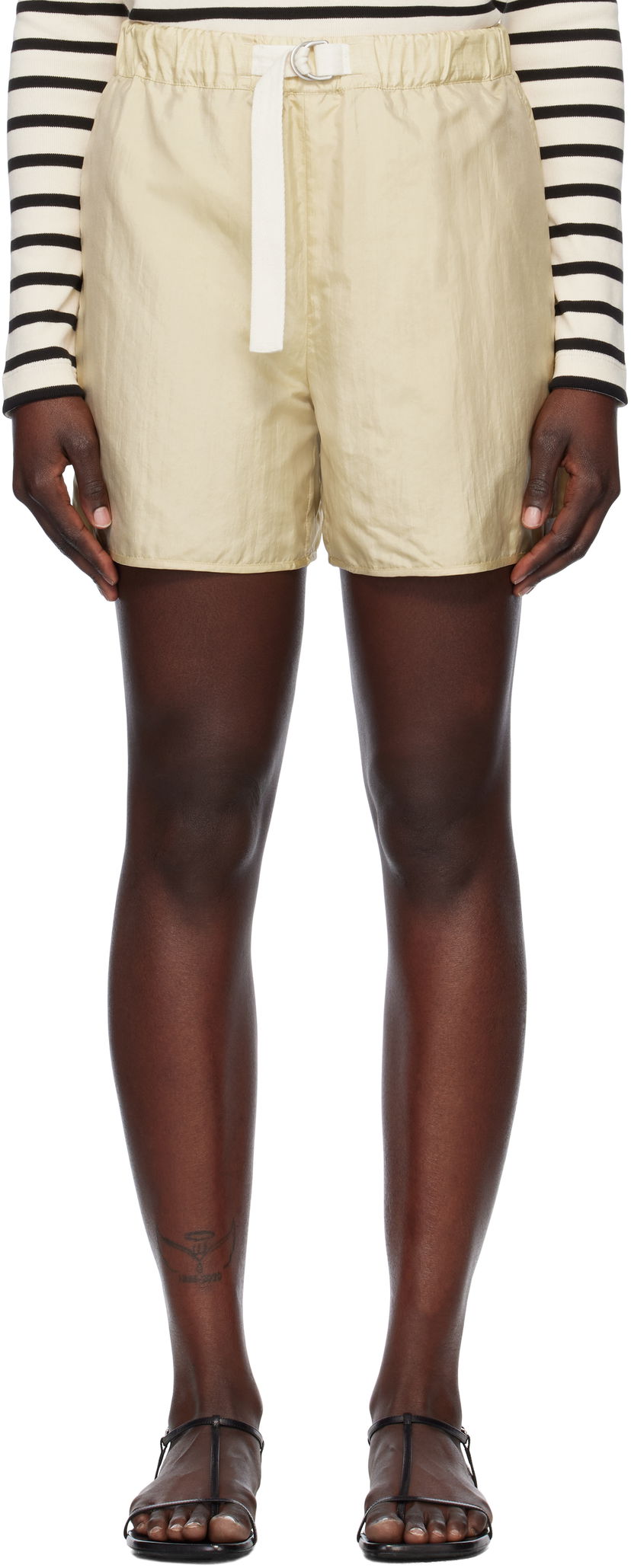 Kratke hlače Jil Sander Jil Sander Regular Fit Shorts Bež | J40KA0256_J70003
