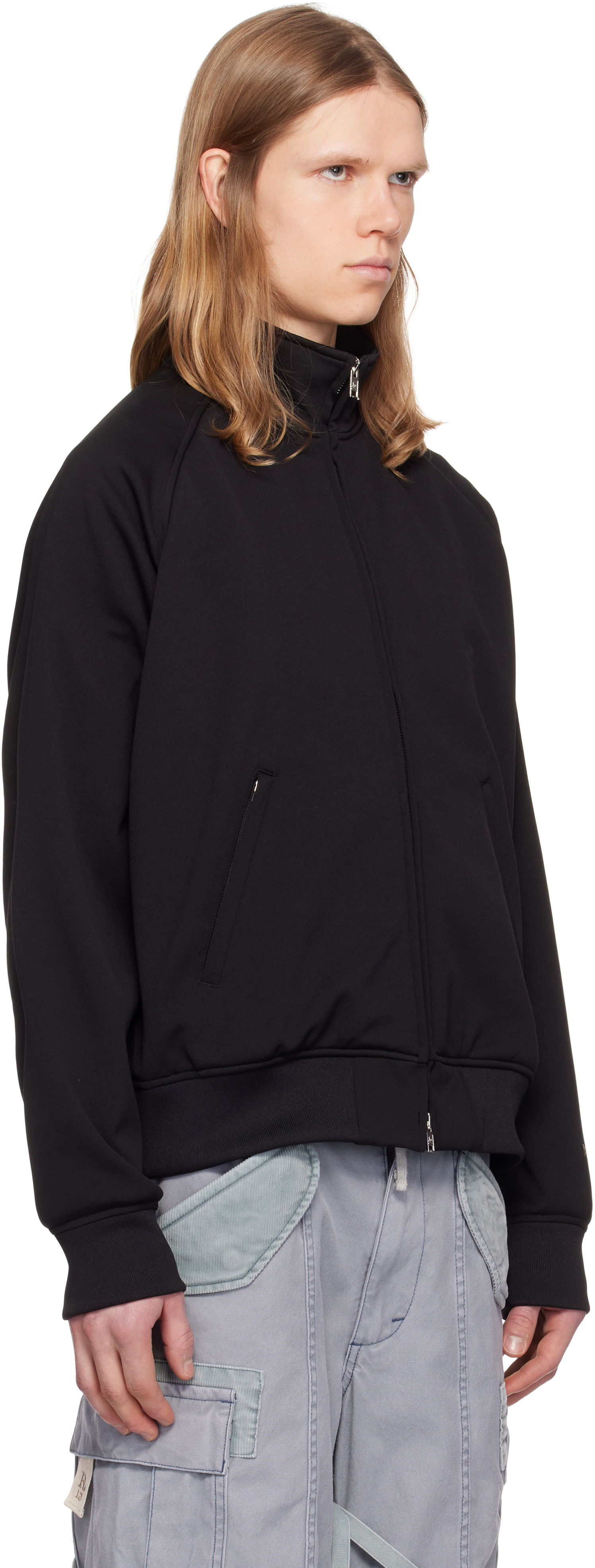 Pulover Mastermind WORLD MASTERMIND WORLD Jersey Bomber Jacket Črna | MW25S14-BL027-602, 1