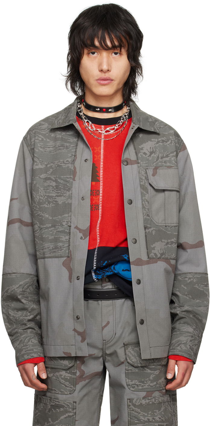 Jakna Marine Serre Regenerated Jacket Siva | MSI029 DWOV0017