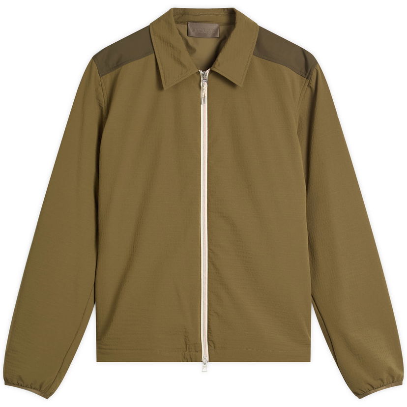 Srajce Moncler Seersucker Nylon Shirt, Size Large Zelena | 2F000-10-598NV-8A4