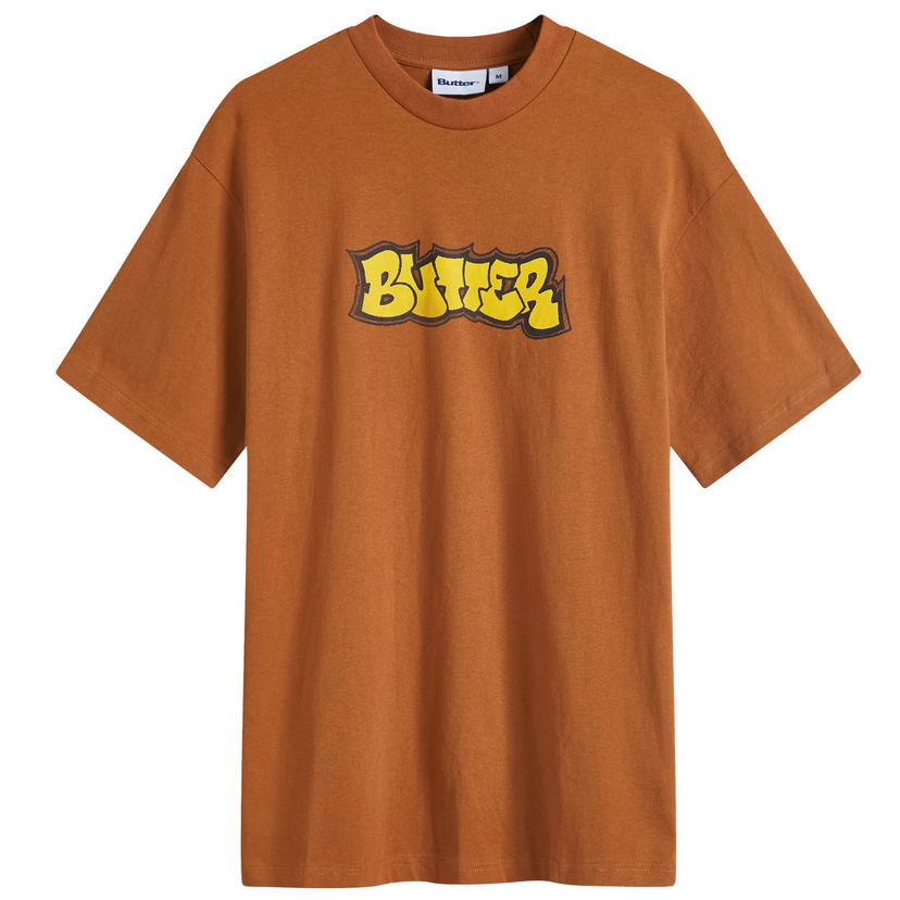 Majica Butter Goods Oak Brown Perspective Graphic T-Shirt Rjava | BGQ4240250-BRN
