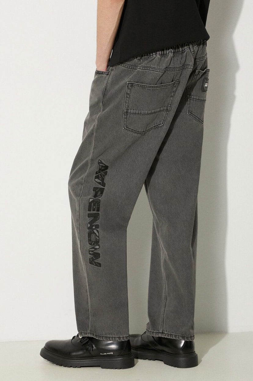 Kavbojke AAPE by A Bathing Ape AAPE Relaxed Fit Jeans AAPJNMA665XXM Siva | AAPJNMA665XXM