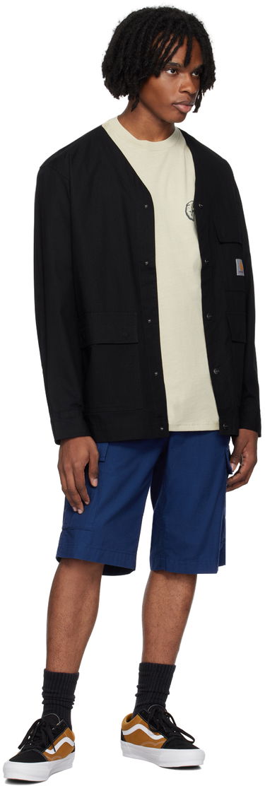 Pleteni pulover Carhartt WIP Buttoned Workwear Jacket Črna | I033020, 3