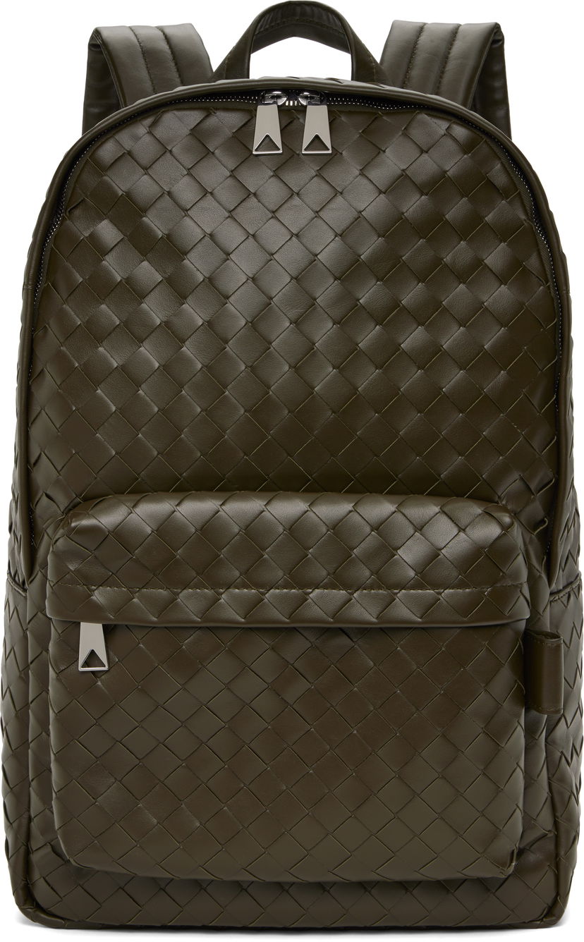 Nahrbtnik Bottega Veneta Bottega Veneta Intrecciato Medium Backpack Zelena | 730732 V2HL2 3386