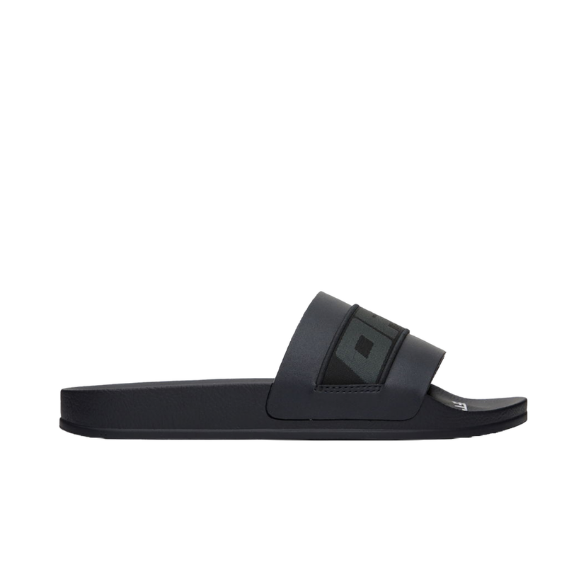 Superge in čevlji Off-White Black Industrial Belt Slides Črna | OMIC001F22MAT0010707