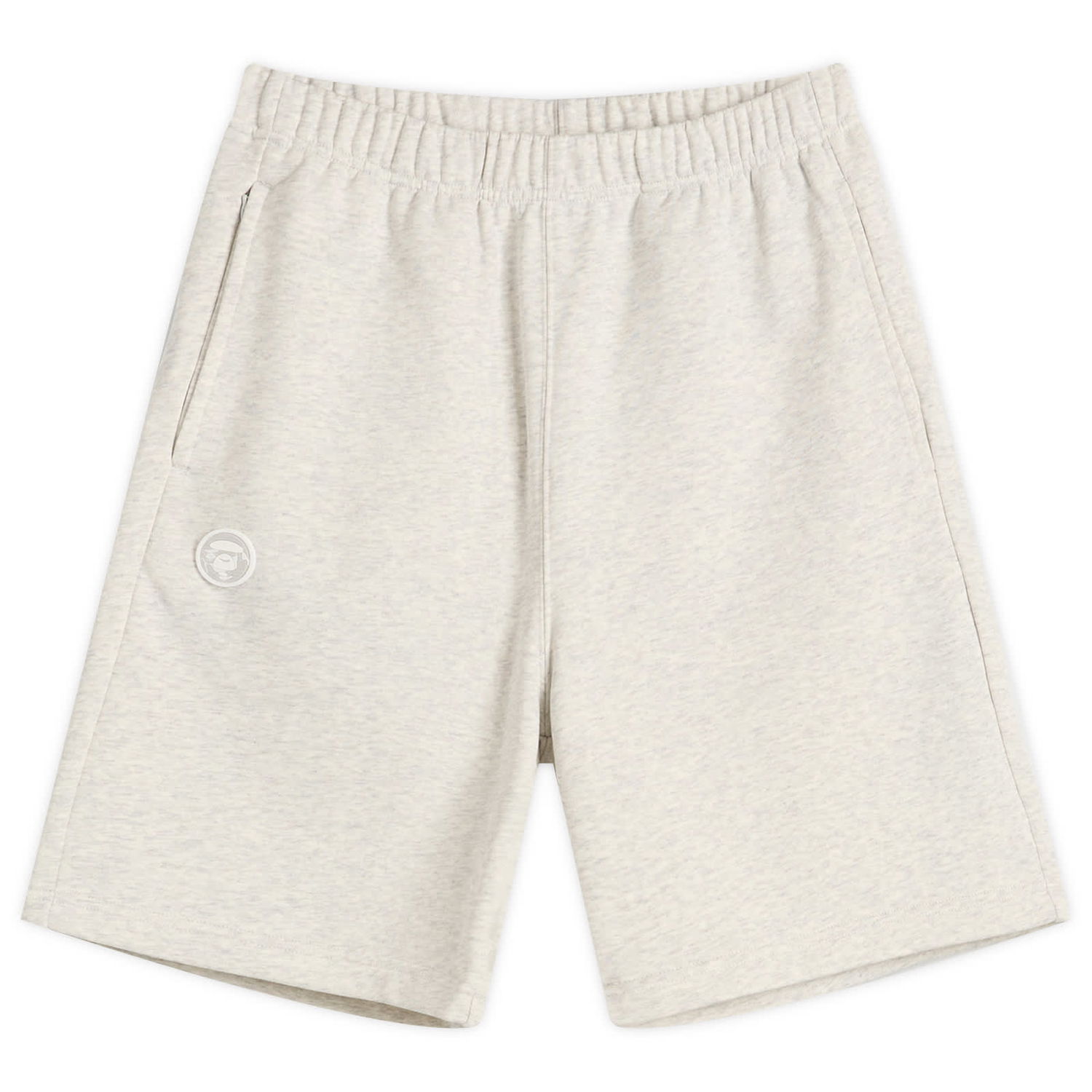 Kratke hlače AAPE by A Bathing Ape AAPE Now Solid Sweat Shorts, Size Large Siva | AAPSPMB676XA-WH2, 1