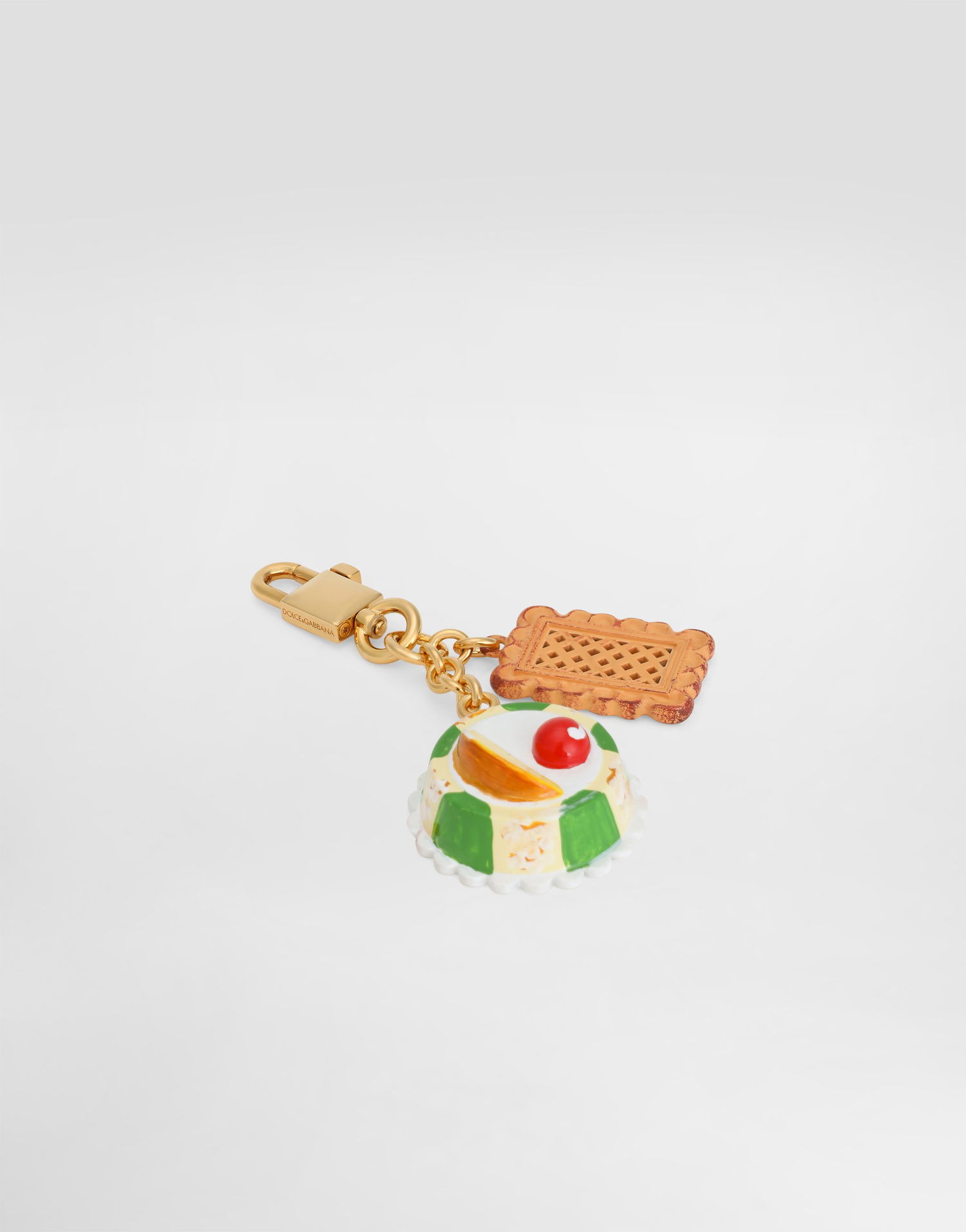 Obeski za ključe Dolce & Gabbana Dolce & Gabbana Cassatina Pastry & Biscuit Keychain Charm Večbarvna | BI3411AM25580995, 1