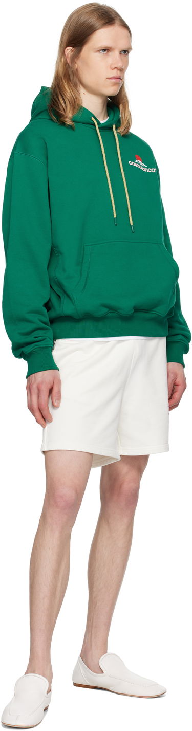 Pulover Casablanca Casablanca Montagne Hoodie Zelena | MPF25-JTP-292-03, 3