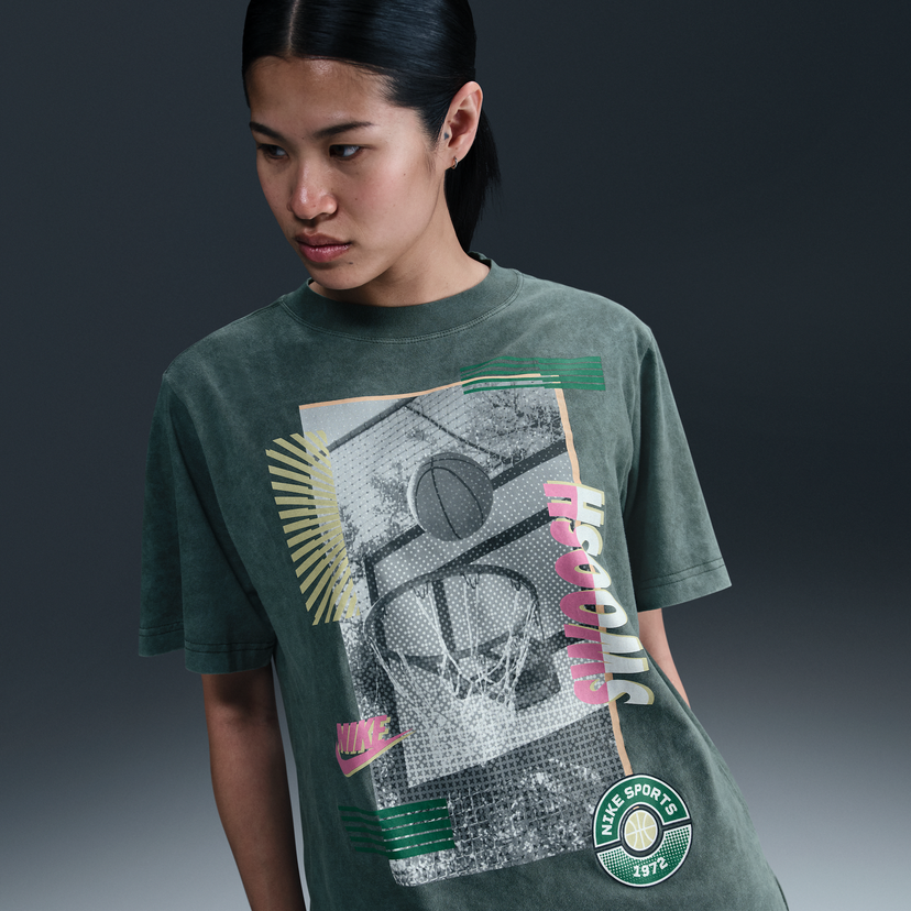 Majica Nike Nike Loose Fit Basketball T-Shirt Zelena | HJ3634-338