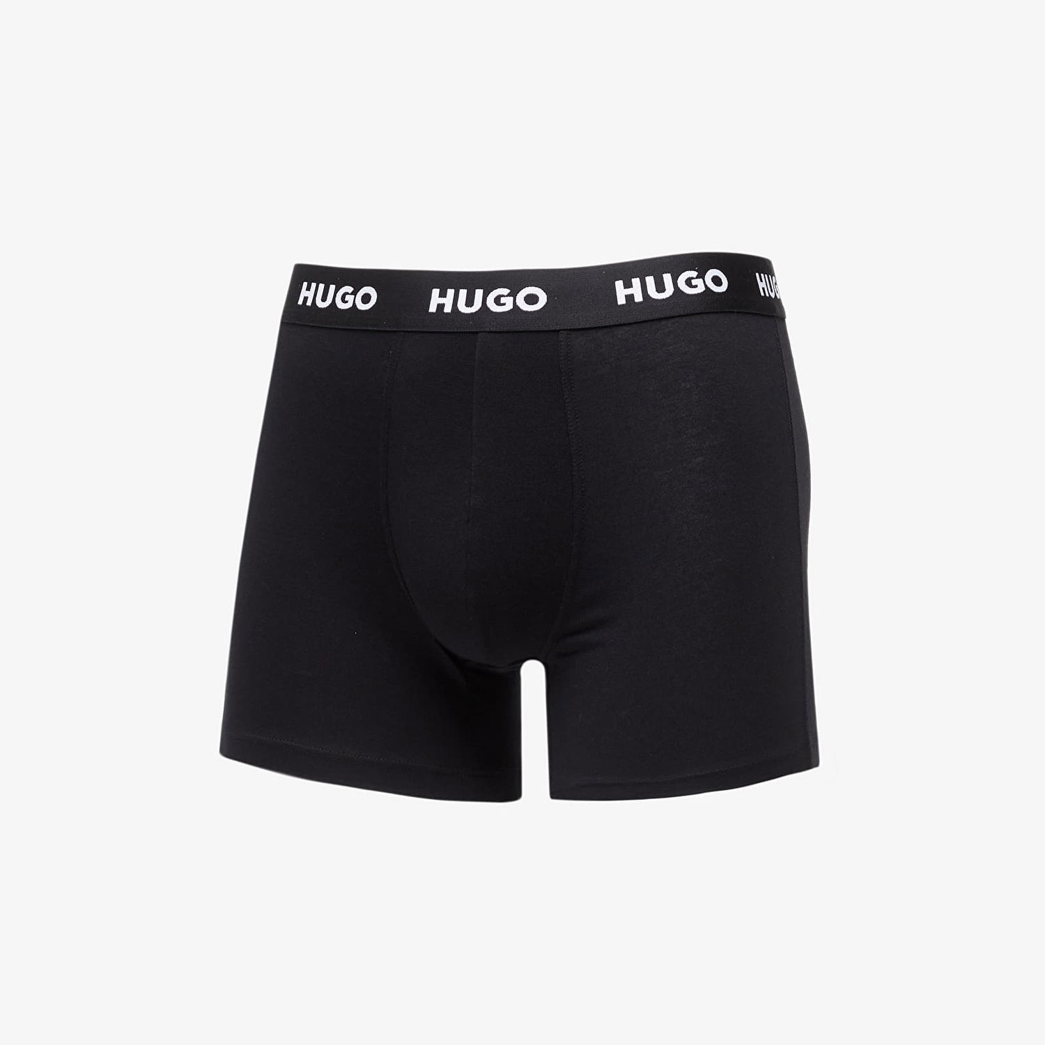 Boksarice BOSS Logo-Waistband Boxer Briefs 3-Pack Black Črna | 50492348-964, 1