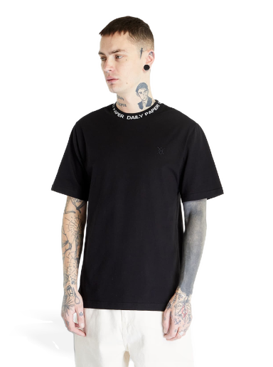 Majica DAILY PAPER Erib Short Sleeve Tee Črna | 2109141