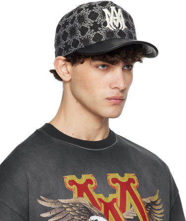 Majica AMIRI 'MA' Quad Denim Cap Črna | AMHACP1036, 1