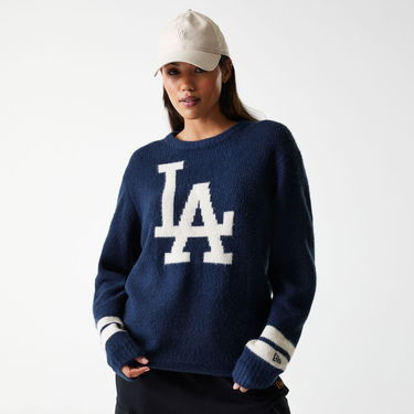 Pleteni pulover New Era New Era MLB LA Dodgers Knit Sweater Mornarica | 60684329, 2