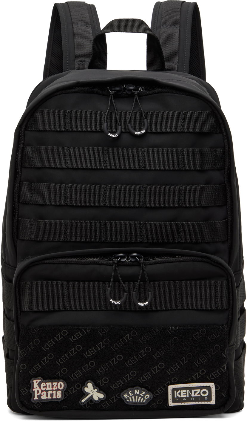 Nahrbtnik KENZO Kenzo Paris 'KENZO Jungle' Backpack Črna | FF55SA203F20