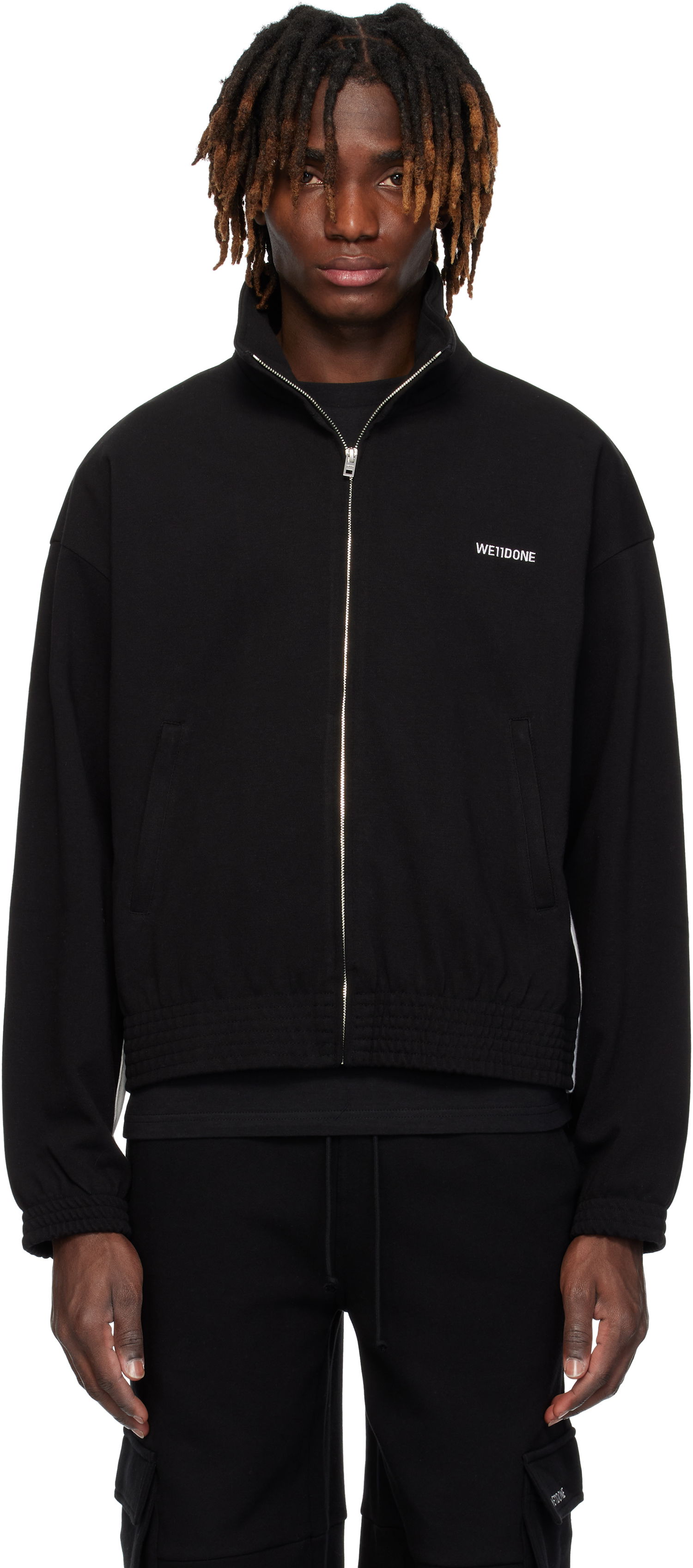 Vetrovka We11done We11done Contrast Track Jacket Črna | WD-TJ0-25-837-U-BK, 0