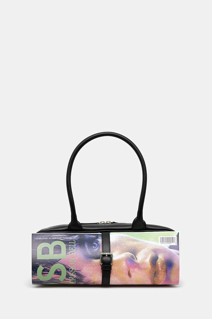 Torbica Andersson Bell Andersson Bell Magazine Leather Handbag Črna | aaa490w