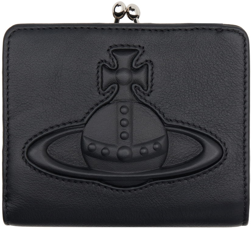 Denarnica Vivienne Westwood Black Frame Pocket Wallet Črna | 5115002ZW-L001S-