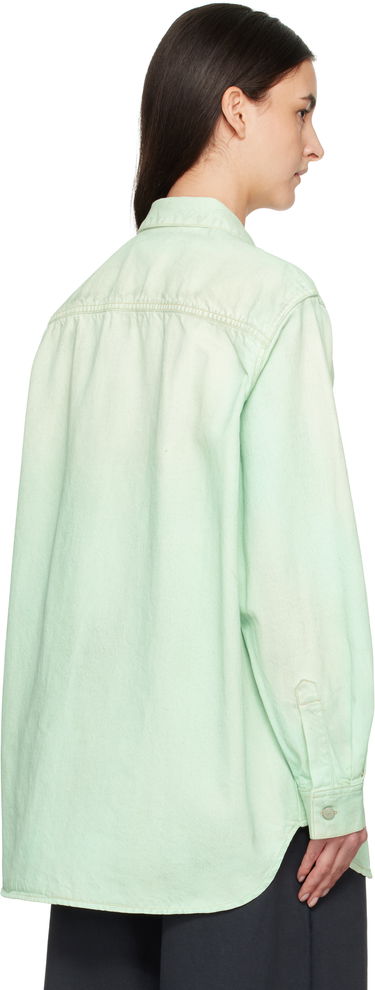 Srajce Acne Studios Acne Studios Faded Denim Shirt Zelena | CB0102-, 2